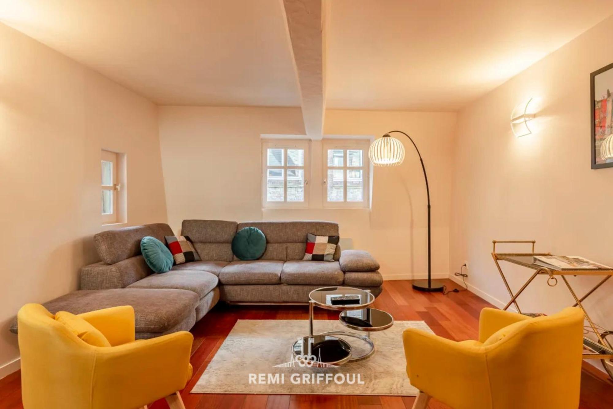 Апартаменти Le Reve D'Alice Charming Duplex 80 M 4 People Heart Of Онфлер Екстер'єр фото