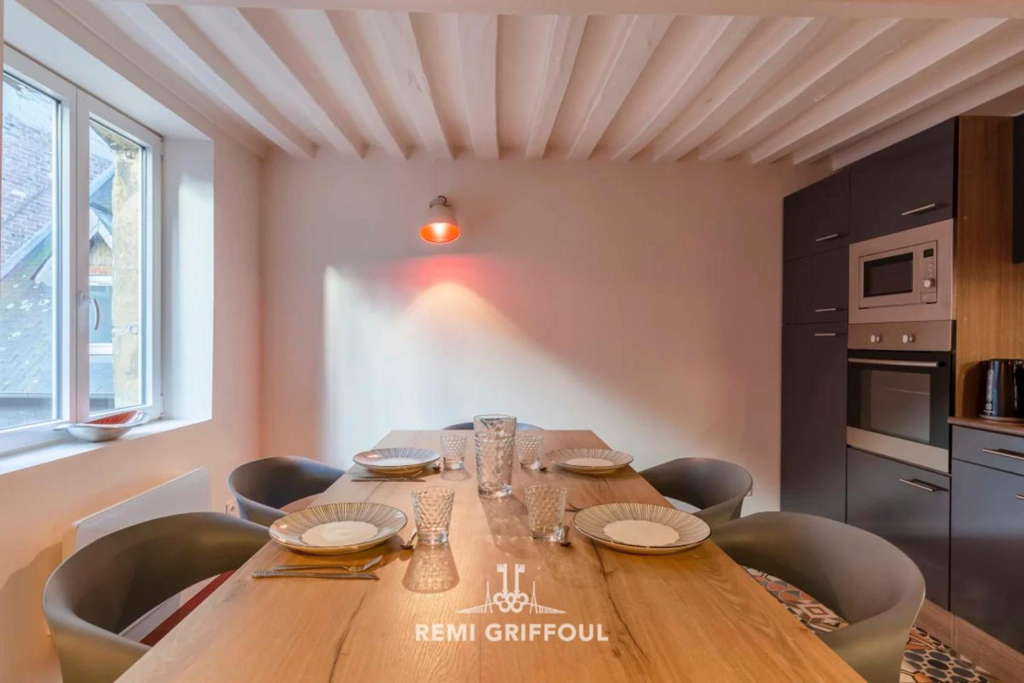 Апартаменти Le Reve D'Alice Charming Duplex 80 M 4 People Heart Of Онфлер Екстер'єр фото